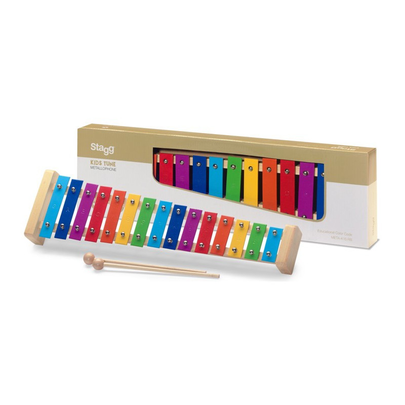 Metallofono a 15 tasti colorati