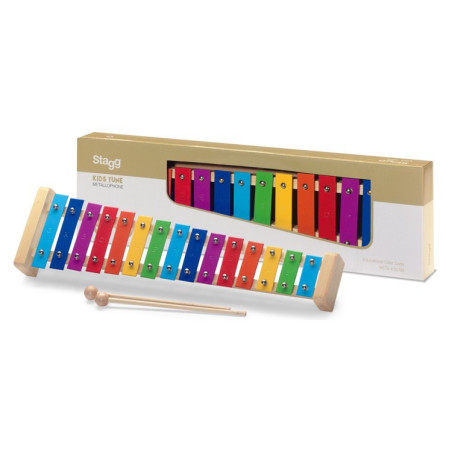 Metallofono a 15 tasti colorati