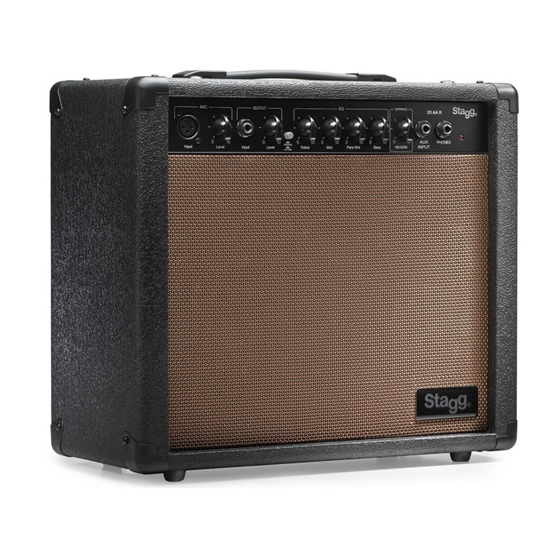 Amplificatore chitarra acustica 20W Riverbero