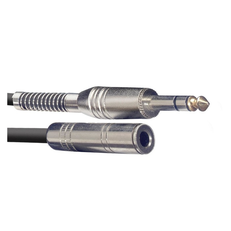 Cavo audio 6m Jack 6,3 M ST/Jack 6,3 F ST