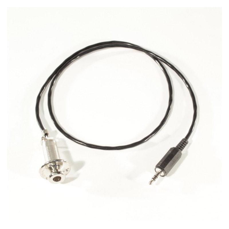 End pin jack bulk cromato con cavo