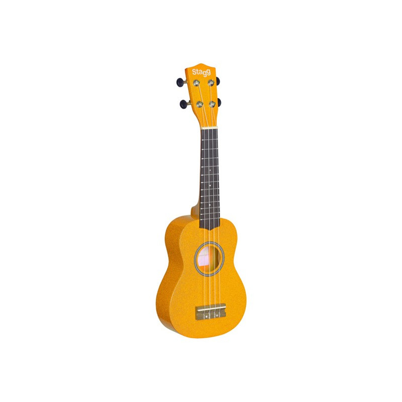 Ukulele soprano giallo con borsa