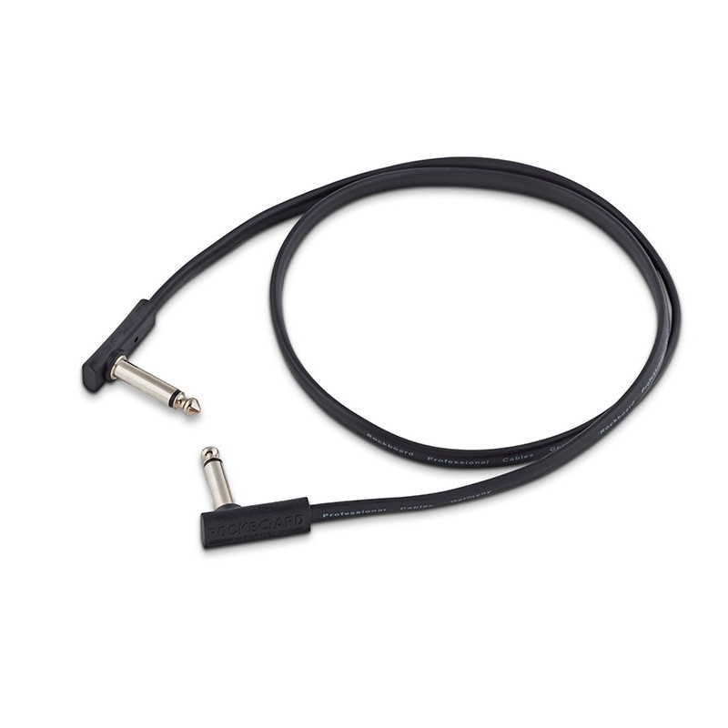 Flat Patch Cable Black 80cm