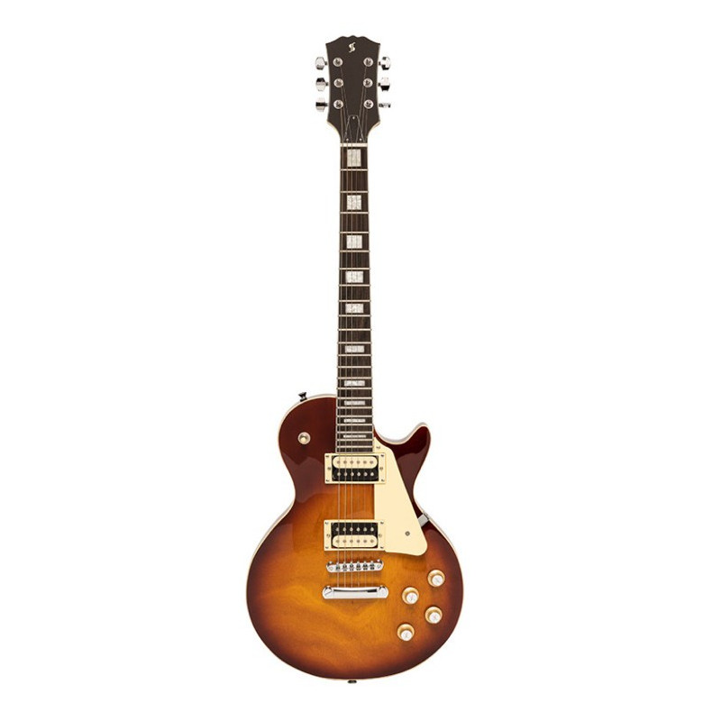 Chitarra elettrica L Style vintage burst