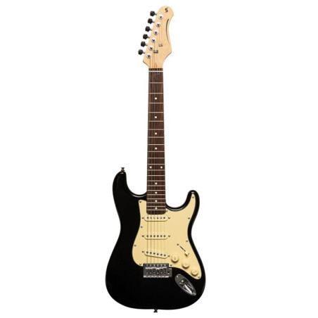 Chitarra elettrica S Style 3/4 nera
