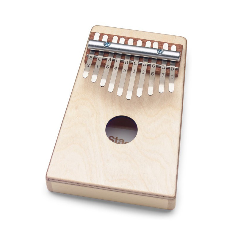 Kalimba 10 chiavi in basswood natural