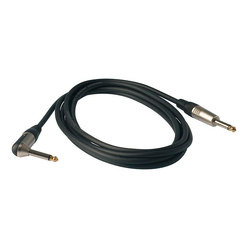 Cavo Strumento 3m Jack 6,3 M MO 90/Jack 6,3 M MO