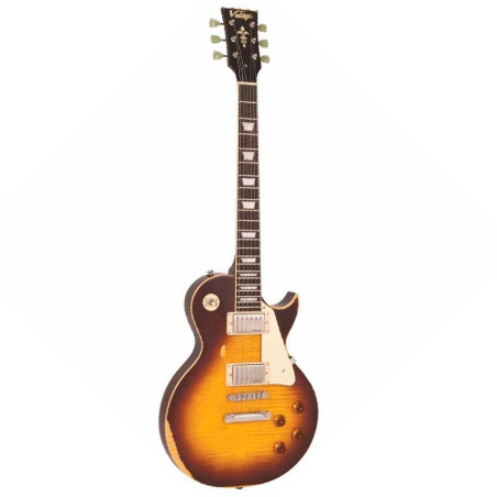 V100 ICON Distressed Tobacco Sunburst