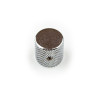 Manopola alluminio cromata Pot Solid-Shaft