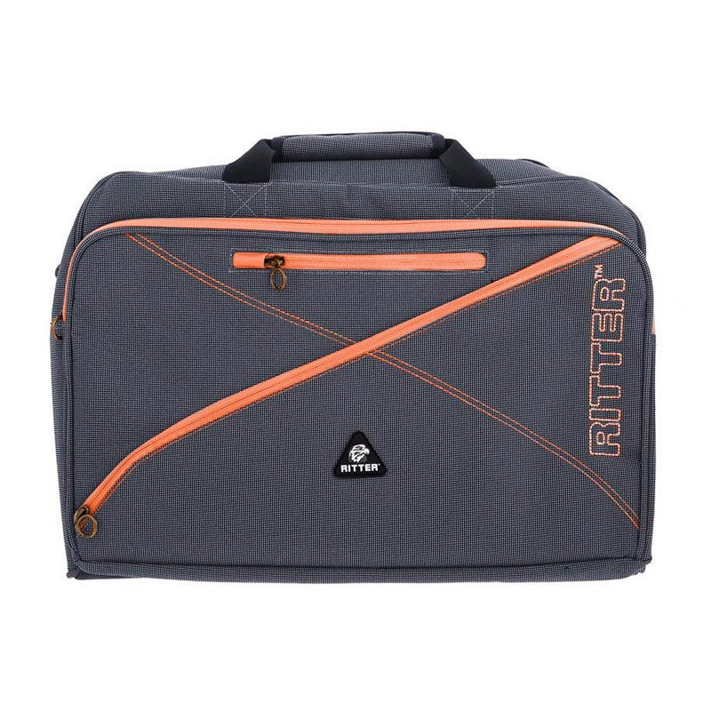 Borsa flauto Grigio/Marrone