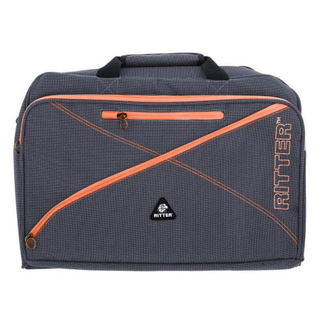Borsa flauto Grigio/Marrone