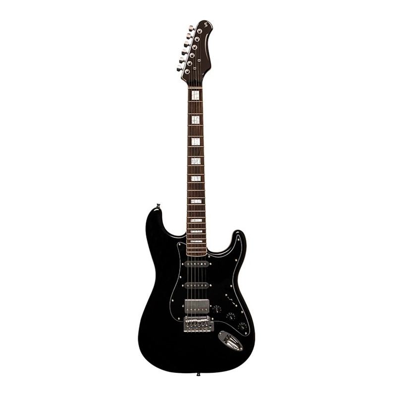 Chitarra elettrica S Style HSS nero
