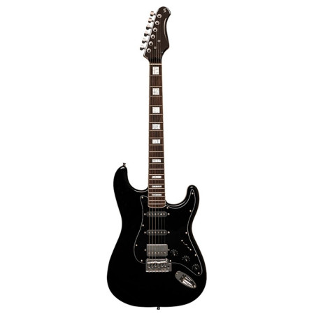 Chitarra elettrica S Style HSS nero