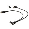 DC-2-90 - Flat DC Power Split Cable 1-2