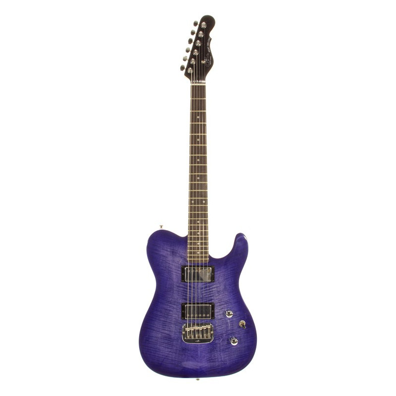 ASAT Deluxe Carved Top Bright Blueburst