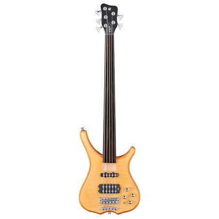 Infinity 5 Fretless Natural Trasparent High Polish