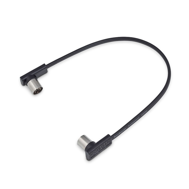 Flat Patch Midi Cable Black 30cm