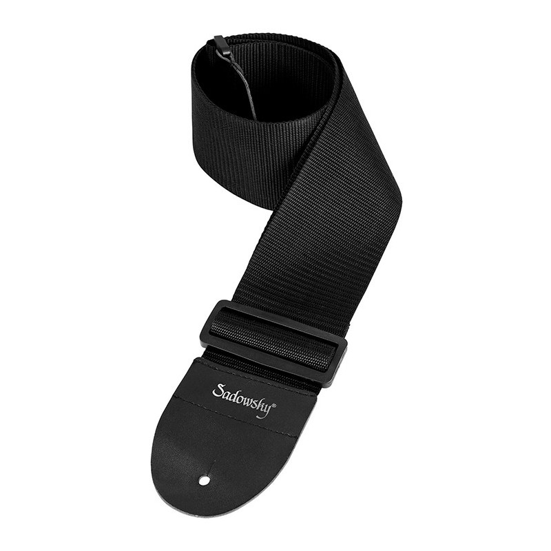 Tracolla 80mm in nylon nero Sadowsky