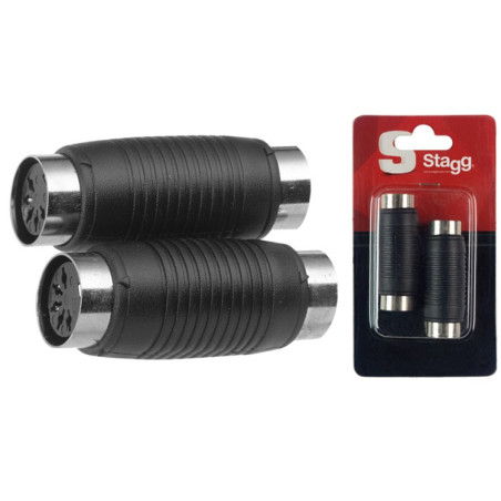 Adattatore 1xDin(5pin) F/1xDin(5pin) F Cnf.2pcs