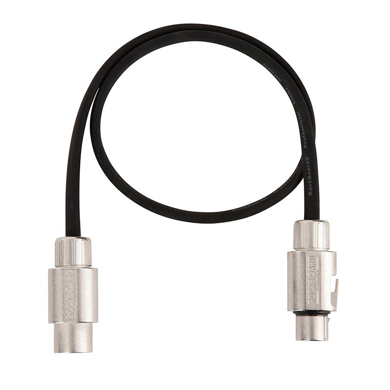 Flat Patch Xlr Cable Black 60cm