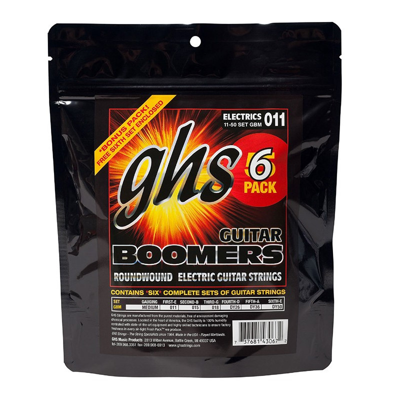 Pack 6 set Boomers Elettrica 6 St 011-050