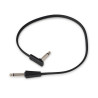 Flat Looper/Switcher Connector Cable Black 40 cm