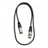Cavo Microfono 1m 1x Xlr F/1x Xlr M