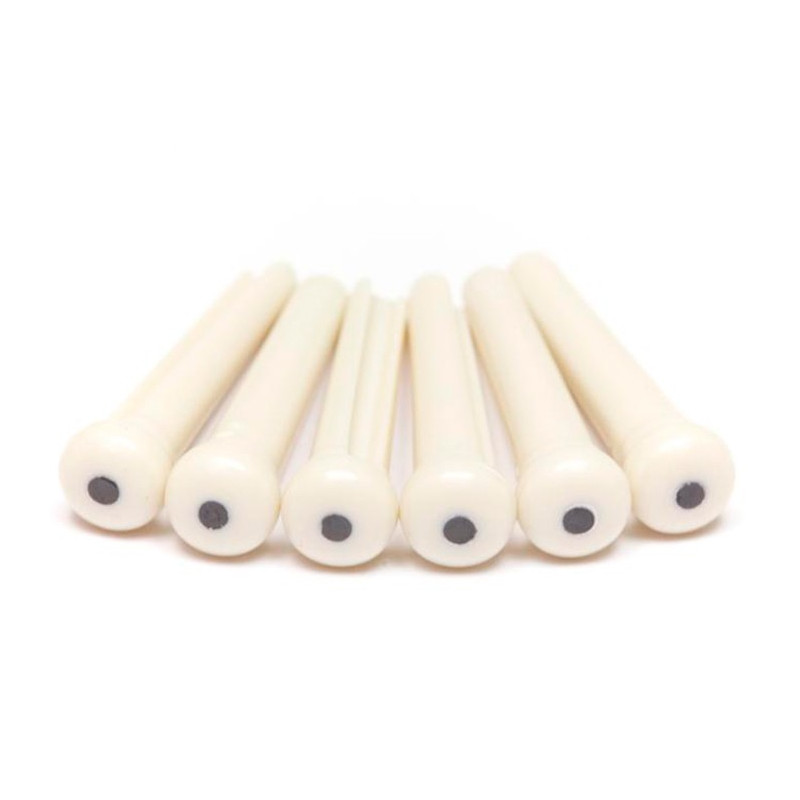 Piroli Traditional White/Black Dot 2mm 6pcs