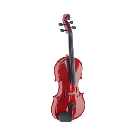 Violino 4/4 rosso con astuccio