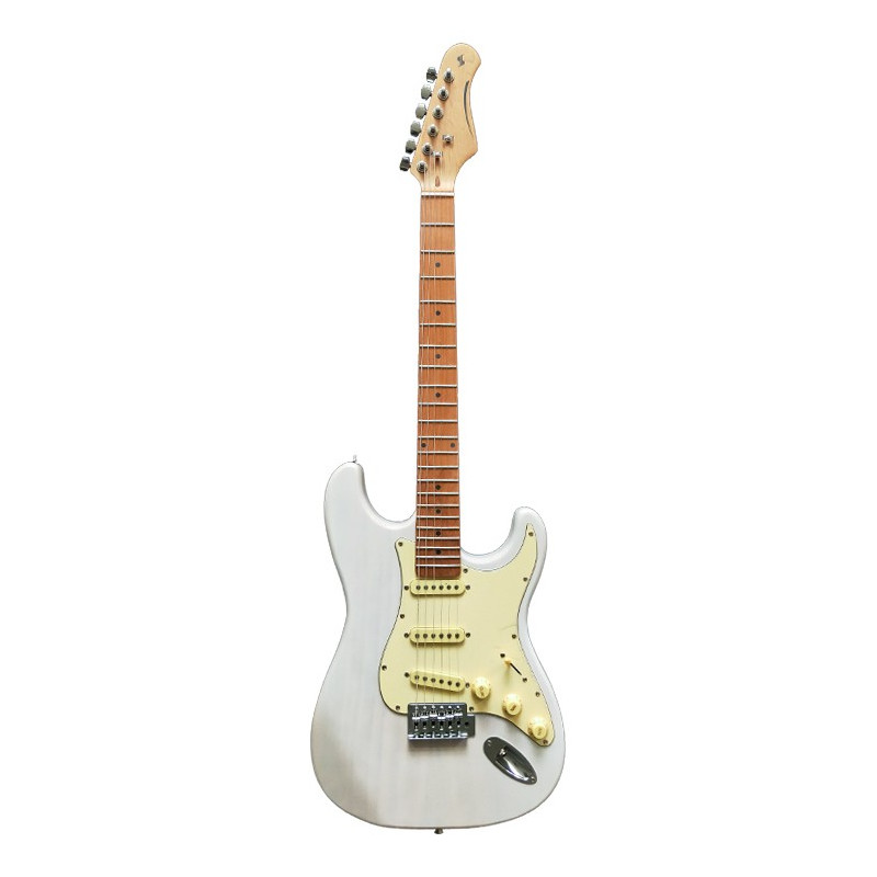 Chitarra elettrica S Style SSS bianco