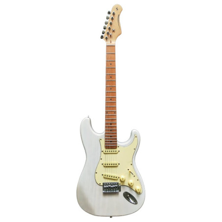 Chitarra elettrica S Style SSS bianco