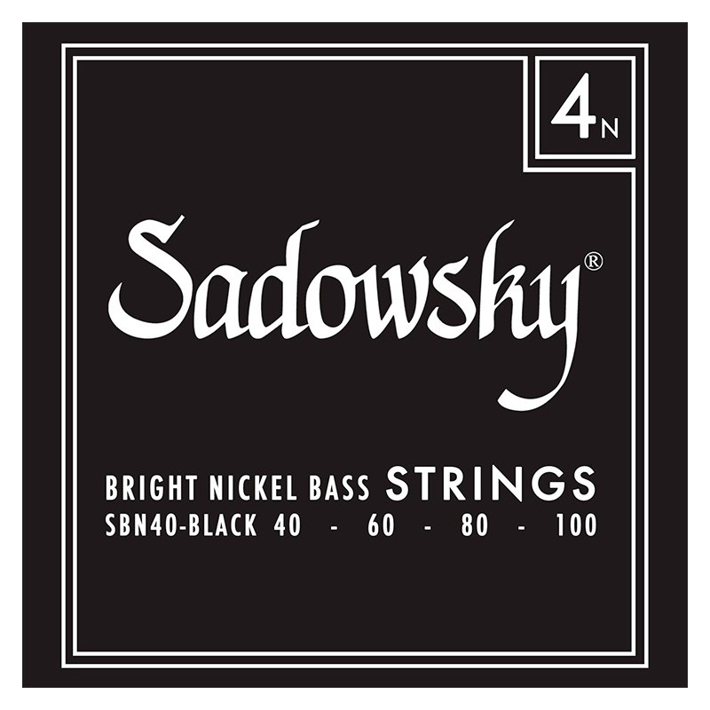 Black Label Basso Elettrico 4 St 040-100 Nickel