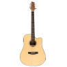 Dreadnought cutaway elettrificata natural
