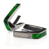 Capotasto black chrome inserto green angel wing