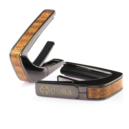 Capotasto black chrome inserto sapele