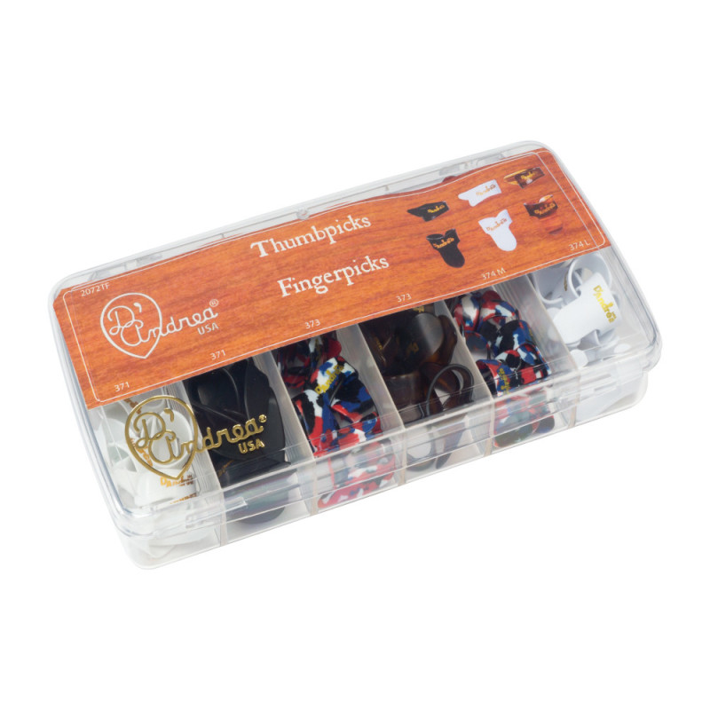 Box plettri Thumb and Finger 72pcs