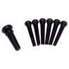 Piroli neri per ponte con end pin Set 7pcs