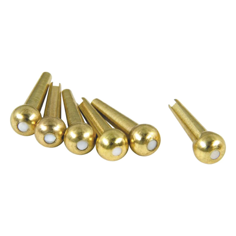 Piroli in ottone per ponte dot abalone Set 6pcs