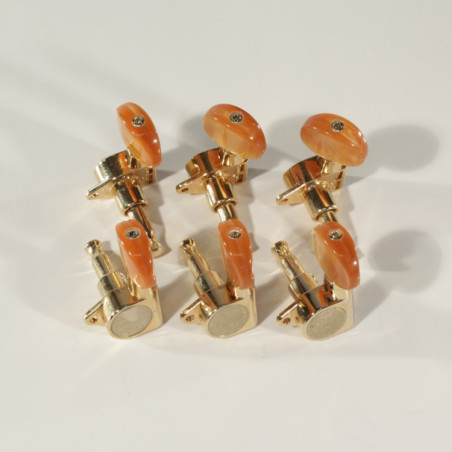 Meccaniche dorate chiavette ambrate bulk