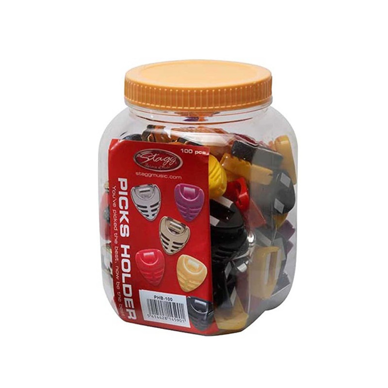 Portaplettri neri e cromati Box 100pcs