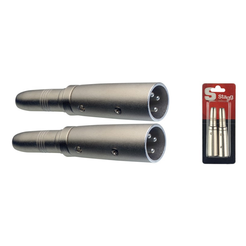 Adattatore 1xXlr M/1xJack F 6,3 ST Cnf.2pcs
