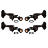 Meccaniche Basso 2L+2R Black