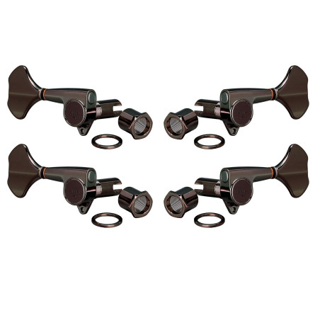 Meccaniche Basso 2L+2R Black Chrome