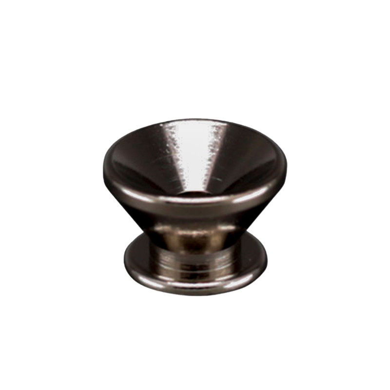Bottoni Tracolla 14,0mm Black Chrome Set 2pcs