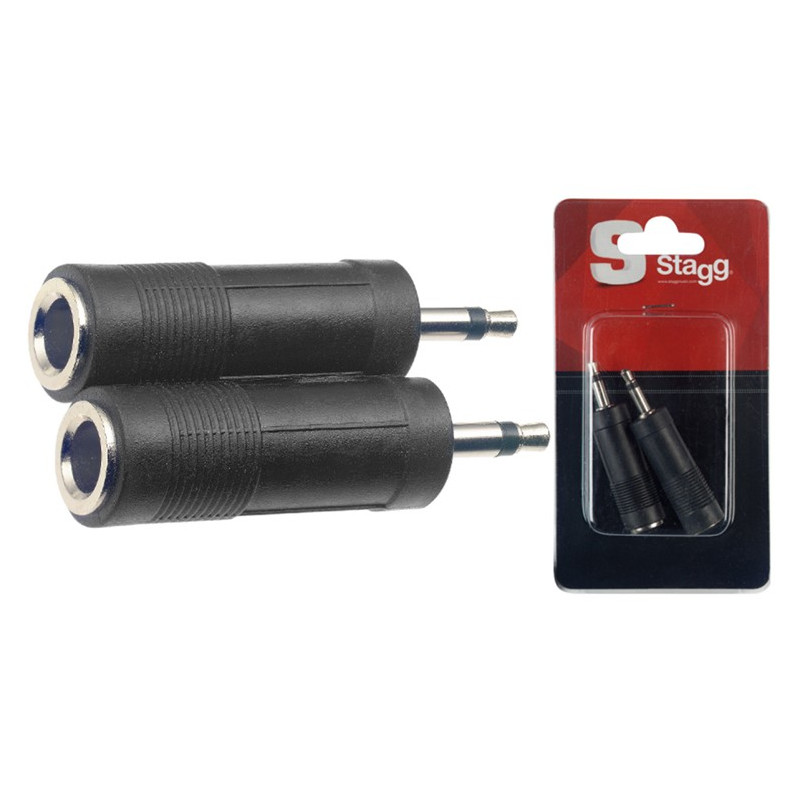 Adattatore 1xJack F 6,3 MO/1xJack M 3,5 MO Cnf.2