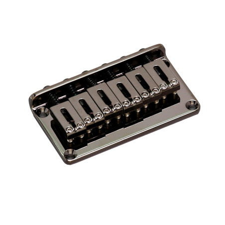 Ponte Fisso 6 Corde Black Chrome