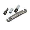 Stop Tailpiece 6 Corde Black Chrome