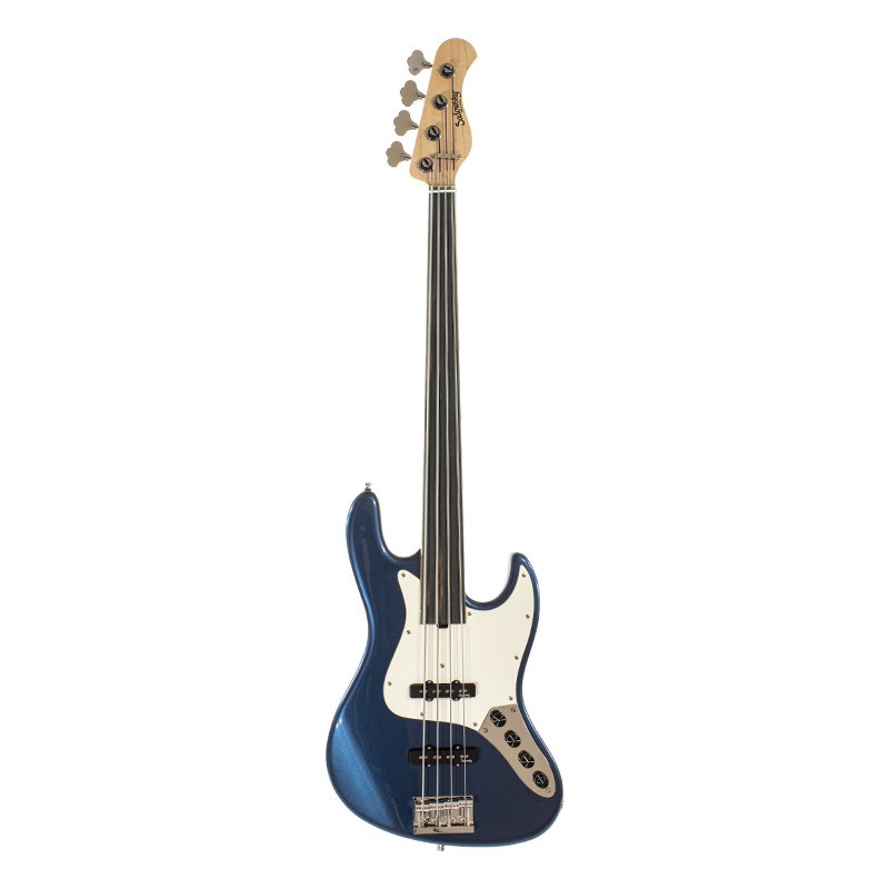 MetroLine JJ Bass 4 21 Vintage Fretless L P Blue