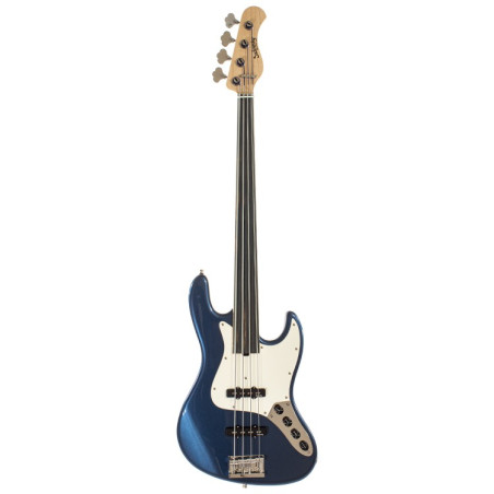 MetroLine JJ Bass 4 21 Vintage Fretless L P Blue