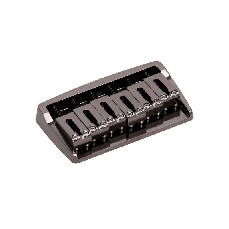 Ponte Fisso 6 Corde Black Chrome